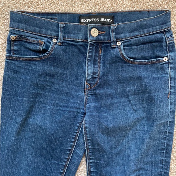 Express Jeans Slim Fit Mid Rise Legging Size 4R - Picture 11 of 11